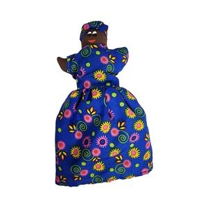 Handmade Jamaica Montego Bay‎ Topsy Turvy Reversible Cloth Doll 9 Inch